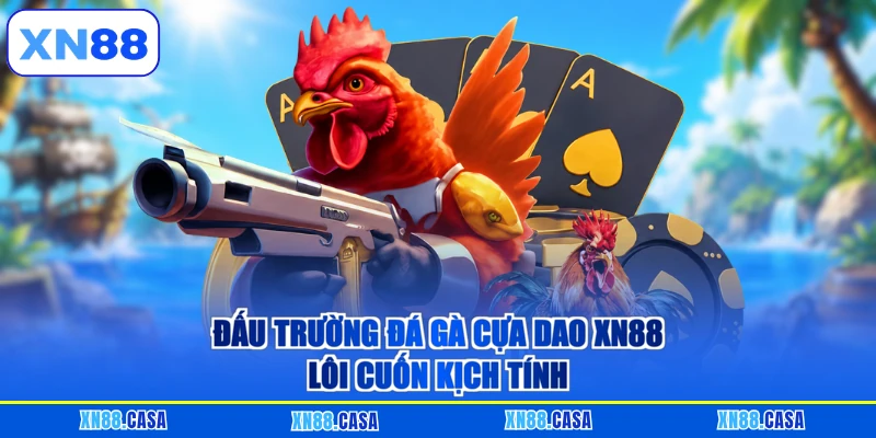 Đấu trường đá gà cựa dao XN88 lôi cuốn kịch tính