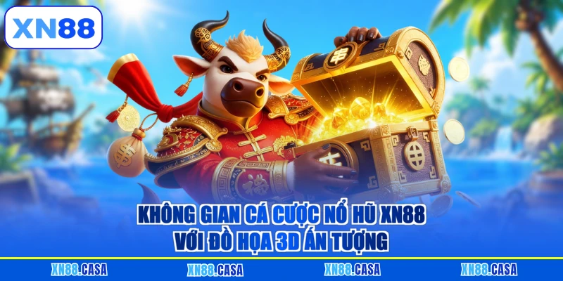 Không gian cá cược nổ hũ XN88 với đồ họa 3D ấn tượng