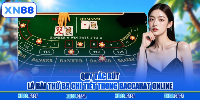 Quy tắc rút lá bài thứ ba chi tiết trong Baccarat online
